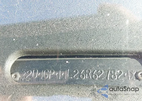 2006 Dodge Grand Caravan Sxt из США, поврежденный, VIN 2D4GP44L26R627824